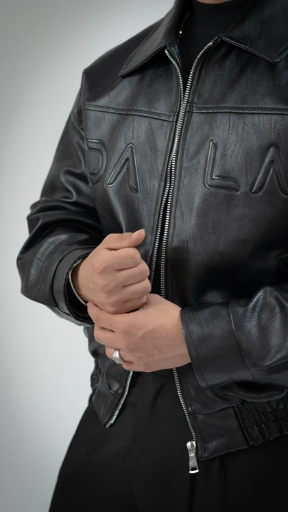 کاپشن چرم وارداتی سامیار_کد4515