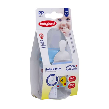 شیشه شیر کلاسیک ارتودنسی 80م بیبی لند کد 307