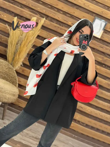 مانتو کتی یقه مثلثی