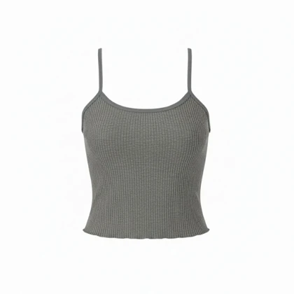 ست تاپ و شلوارک راحتی زنانه رنگ طوسی