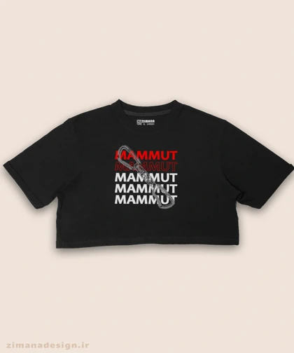 کراپ زنانه طرح کوه نوردی MAMMUT کد 1072