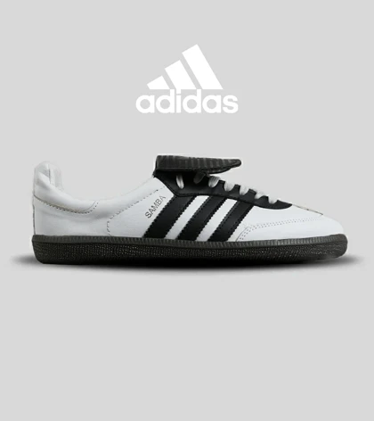 کفش کتانی مردانه و زنانه سفید مشکی ADIDAS Samba LT مدل 7454