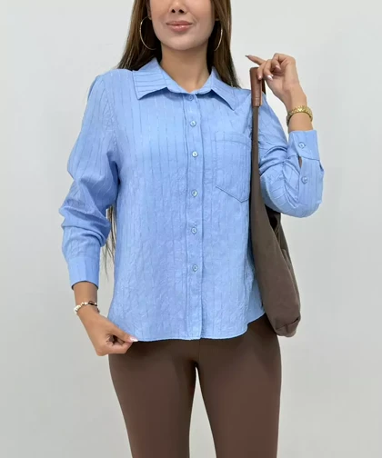 شومیز یقه دار کد SV035 برند ردا