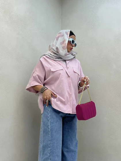 شومیز طرح جیب