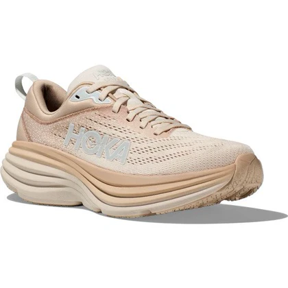 کتانی هوکا طلایی و قهوه‌ای مدل 8 hoka bondi مردانه کد 272243