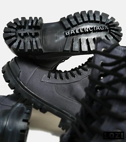 بوت مردانه طوسی فیلی BALENCIAGA