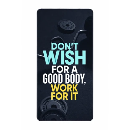 حوله ورزشی مدل Dont Envy, Work-405C0252 ابعاد 50 در 100 سانتی متر