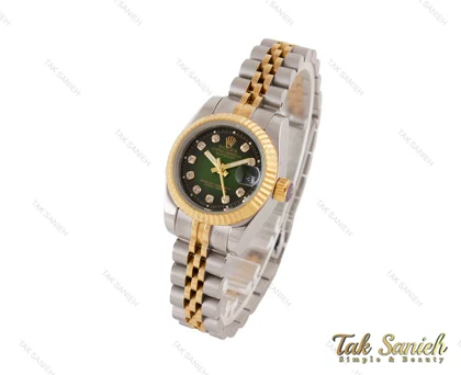 ساعت رولکس زنانه صفحه سبز Rolex-3725-L
