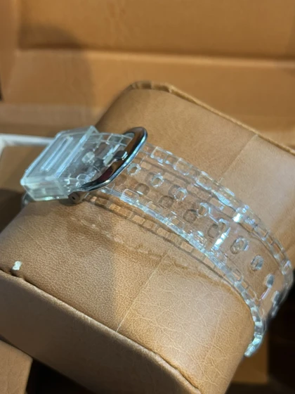 ساعت جی شاک2100شفاف صفحه رنگی