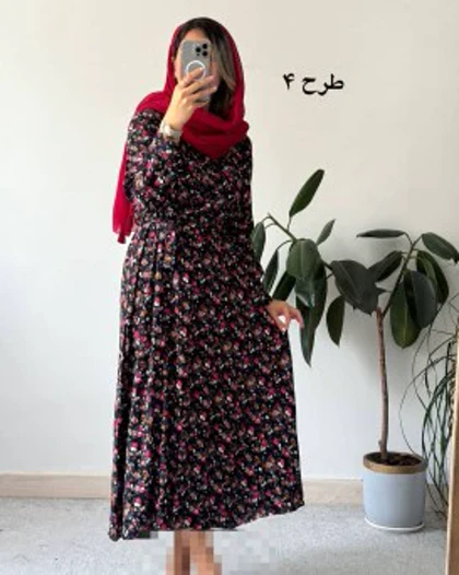 پیراهن ساحلی گل دخت 1