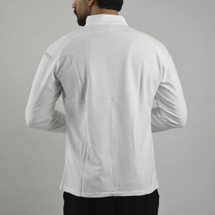 استرج نیم زیپ ورزشی مردانه آندر آرمور مدل Heat Gear-410 سفید