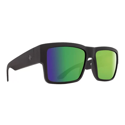 عینک آفتابی اسپای مدل SPY CYRUS MATTE BLACK - HAPPY BRONZE POLAR w/ GREEN SPECTRA