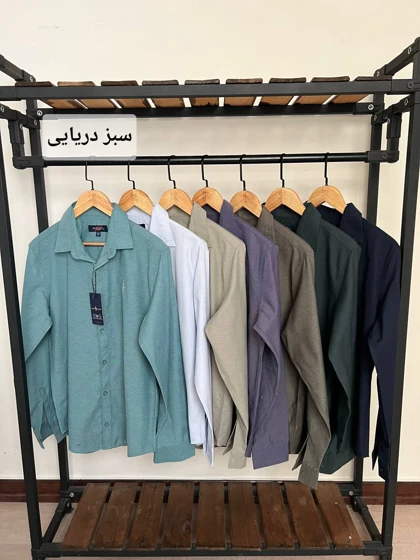 پیراهن ساده آستین بلند پنبه 2475