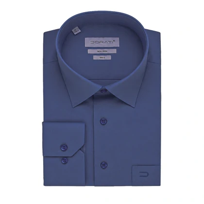 پیراهن مردانه رسمی آبی Non-Iron