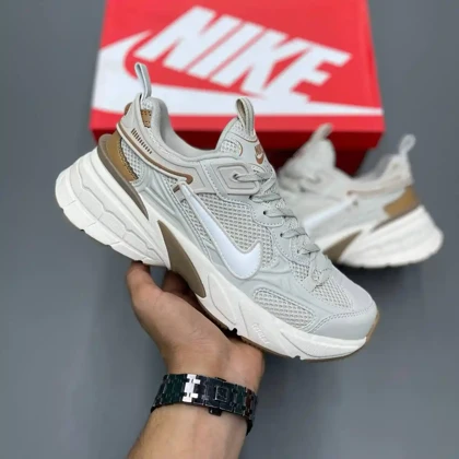 کفش نایک وومرو 5 کرم قهوه‌ای Nike Vomero 5 Cream Brown
