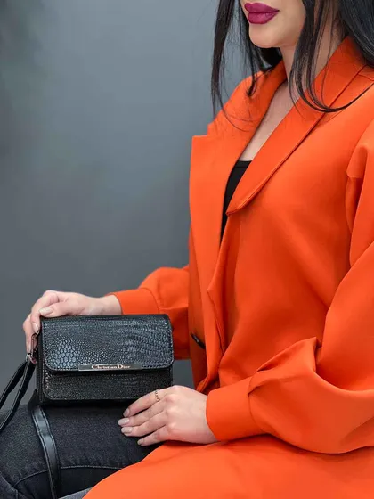 کیف مستطیلی ورنی طرح DIOR