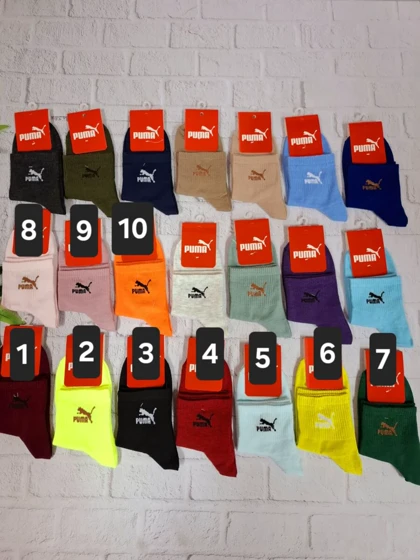 جوراب نیم ساق اسپرت پوما کد n-1497
