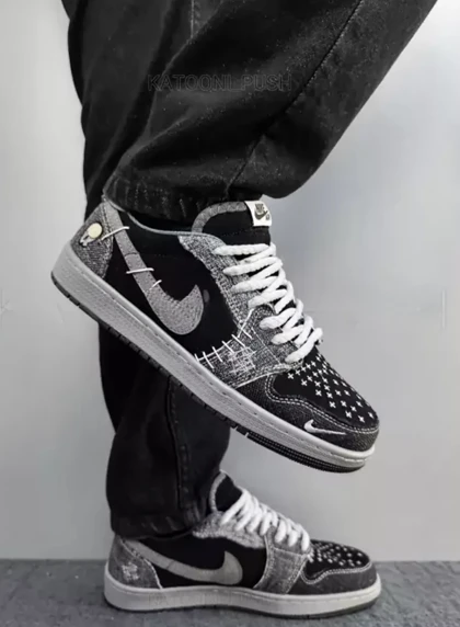 کتانی مردانه vodo طوسی مشکی