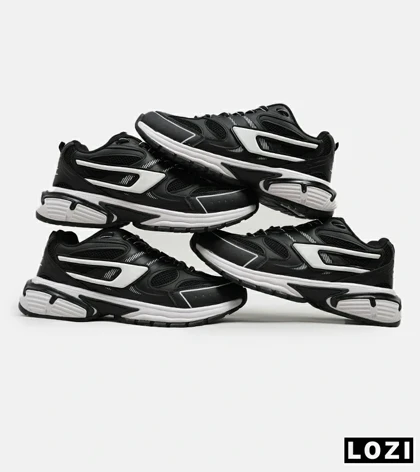 کفش کتانی مردانه مشکی سفید DIESEL S-SERENDIPITY SPORT مدل 5381