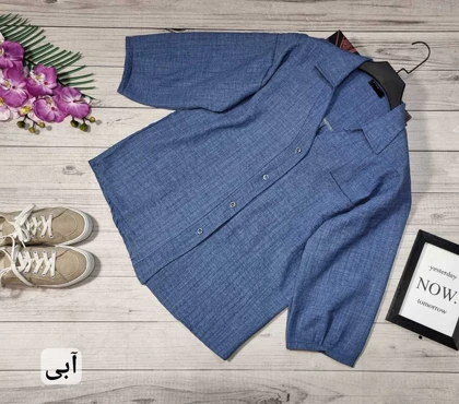 شومیز یقه هفت مدل تینا کد 50238