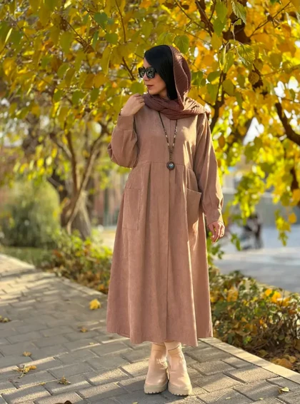پیراهن مانتویی پاییزه گیتا