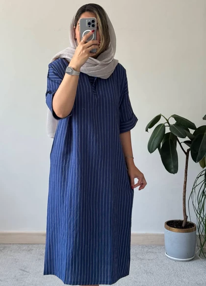 پیراهن مانتویی نلین