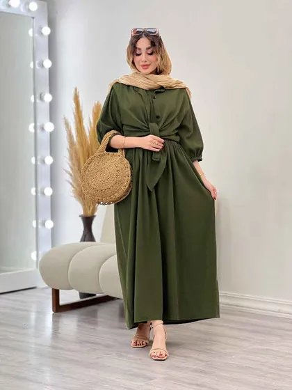 ست پیراهن دو تکه آستین پیله