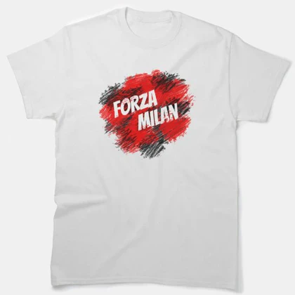 تیشرت لانگ ورزشی آ.ث میلان | تیشرت لانگ Ac milan طرح Forza Milan کد 146392