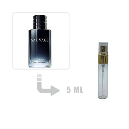 دکانت عطر ادکلن دیور ساواج مردانه 5 میل اصلی Dior Sauvage for Men 5ml