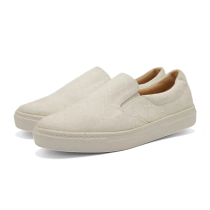 کفش ونس طرح دار زنانه مدل Flat shoes - 0077_Khaki