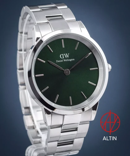 ساعت مچی دنیل ولینگتون Iconic Link Emerald مدل DW00100427