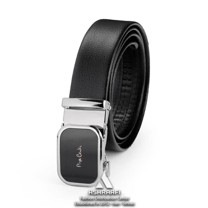 کمربند مردانه چرم Pierre Cardin Leather Ratchet Belt BL32