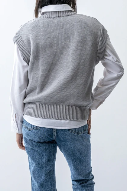 ژیله یقه هفت بافت برجسته زنانه