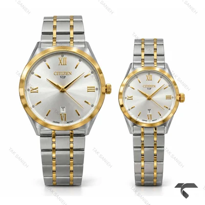 ساعت ست سیتیزن VIP رفرنس 31663 دورنگ طلایی Citizen-11503-S