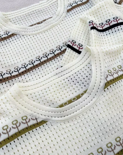 بلوز بافت بوکله کد 5375