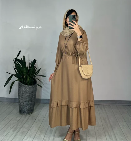 پیراهن مانتویی دل آرا 2