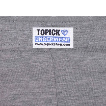 شورت اسلیپ پنبه کش لیفه ای (تک عددی) ملانژ