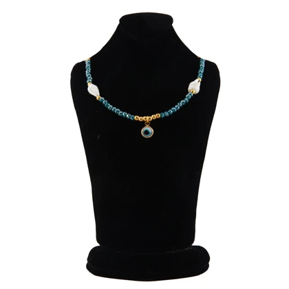 گردنبند زنانه طرح چشم نظر