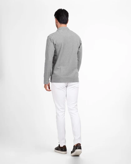 ام کی کالکشن پیراهن آستین بلند mk-6033-gray