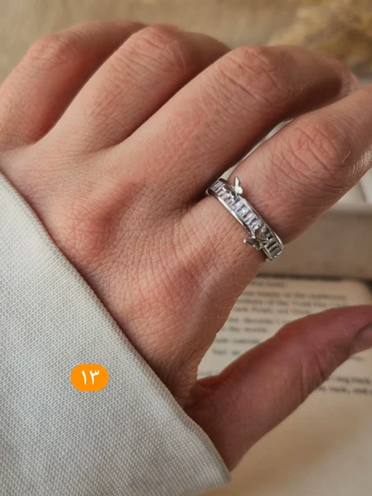 انگشتر جواهری فری سایز 15 مدل