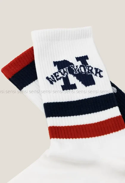جوراب نیویورک ساق‌دار پنبه کد1004994