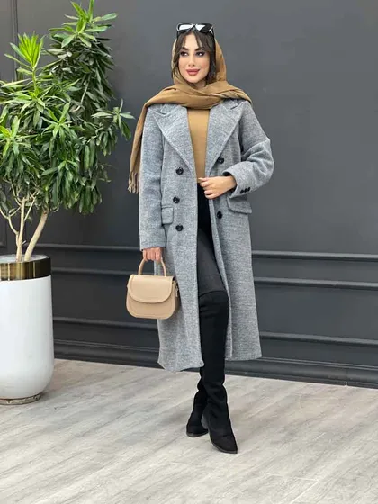 پالتو بلند شش دکمه