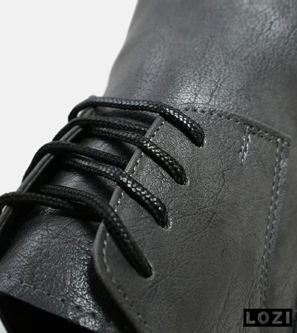 کفش کتانی مردانه طوسی BERSHKA مدل 6258