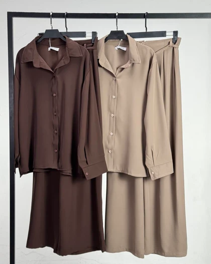 ست شومیز  و شلوار کرپ کد 9000102