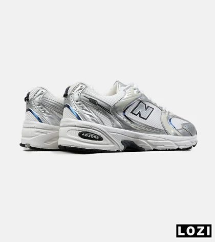 کفش کتانی مردانه و زنانه سفید NEW BALANCE 530 مدل 9100