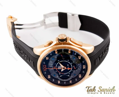 ساعت تگ هویر SLS مردانه رزگلد مشکی Tag-2458-G