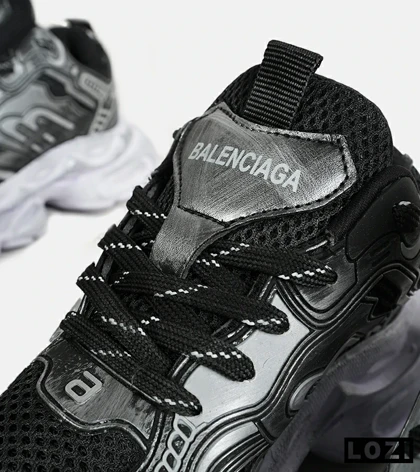 کفش کتانی مردانه و زنانه مشکی طوسی سفید Balenciaga