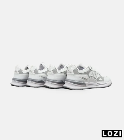کفش کتانی مردانه سفید طوسی NEW BALANCE yg niubailun