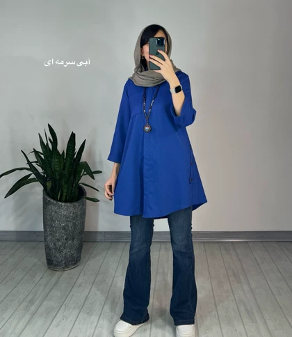 مانتو دکمه دار یکتا