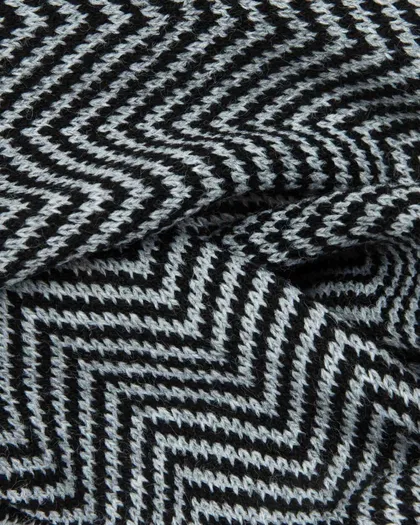 شال بافت طرح دار